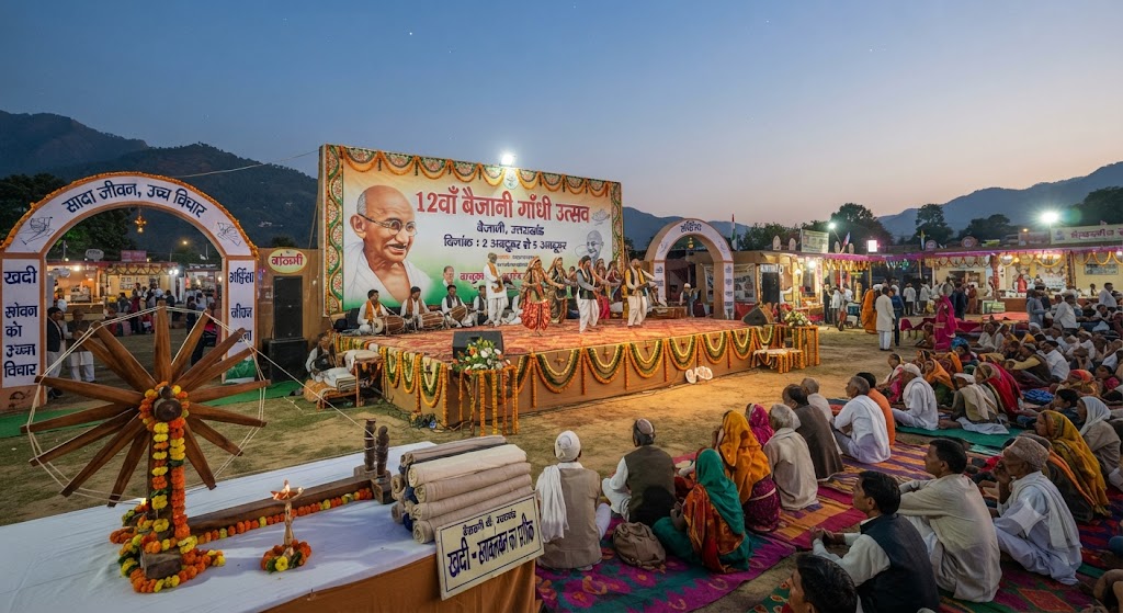बैजानी में 12वां गांधी उत्सव 2 से 4 अक्टूबर तक, महात्मा गांधी के भागलपुर आगमन की शताब्दी पर होगा विशेष आयोजन गांधीवादी विचारक राजगोपाल पीवी करेंगे उद्घाटन, देशभर से विचारक, लेखक और सामाजिक कार्यकर्ता होंगे शामिल