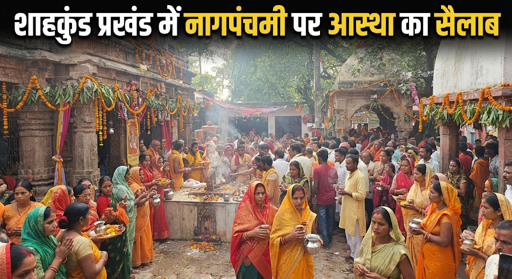 शाहकुंड प्रखंड में नागपंचमी पर आस्था का सैलाब घर-घर जाकर दूध और लावा चढ़ाकर लोगों ने की नाग देवता की पूजा, मंदिरों में गूंजे मंत्र