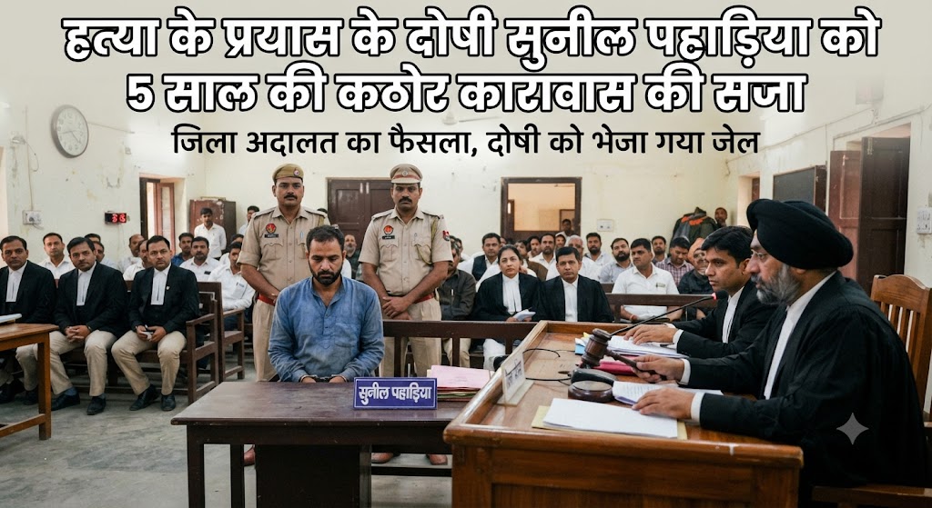 हत्या के प्रयास के दोषी सुनील पहाड़िया को 5 साल की कठोर कारावास की सजा, ब्रदी देवी पर हमले के मामले में आया ऐतिहासिक फैसला