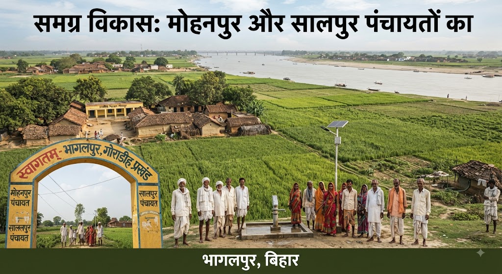 भागलपुर के गोराडीह प्रखंड की मोहनपुर और सालपुर पंचायत में 'सबका सम्मान-जीवन आसन