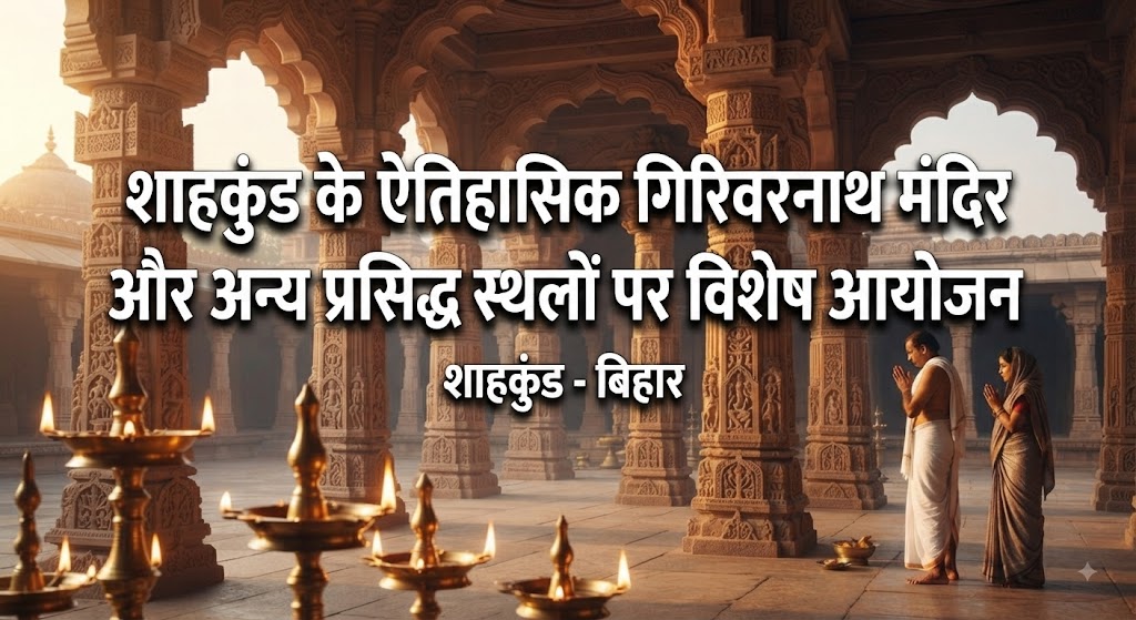 शाहकुंड के ऐतिहासिक गिरिवरनाथ मंदिर और अन्य शिवालयों में सावन की तीसरी सोमवारी पर उमड़ी अपार भीड़ अहले सुबह से ही गूंजते रहे
