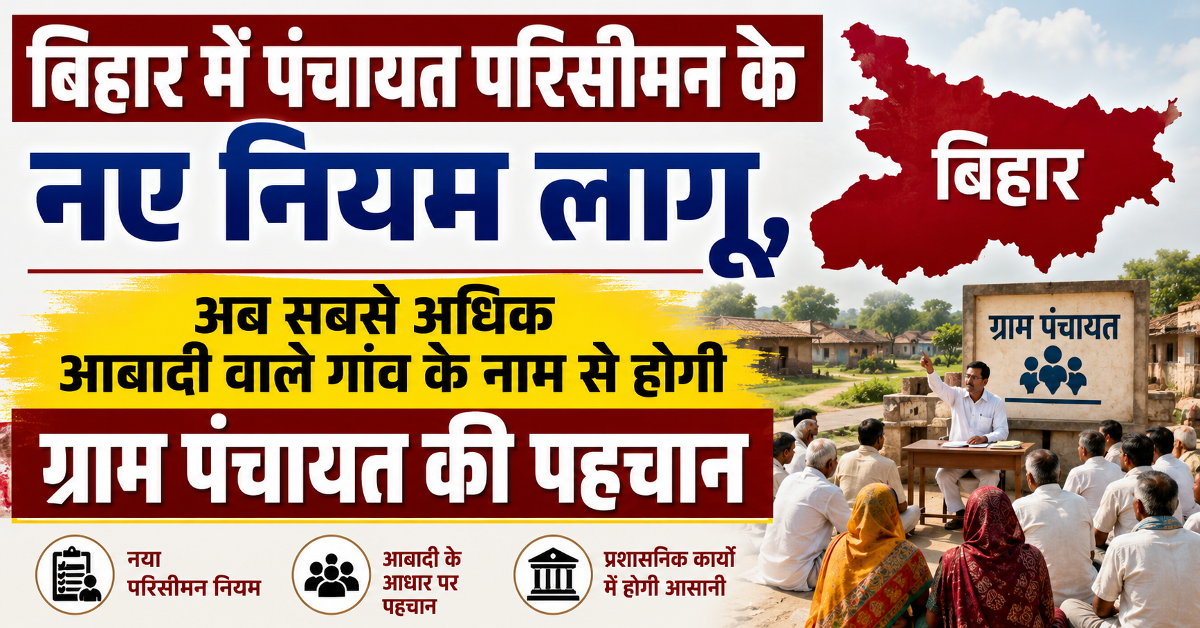 Bihar Introduces New Rules for Panchayat Delimitation; Gram Panchayats to Be Named After the Most Populous Village