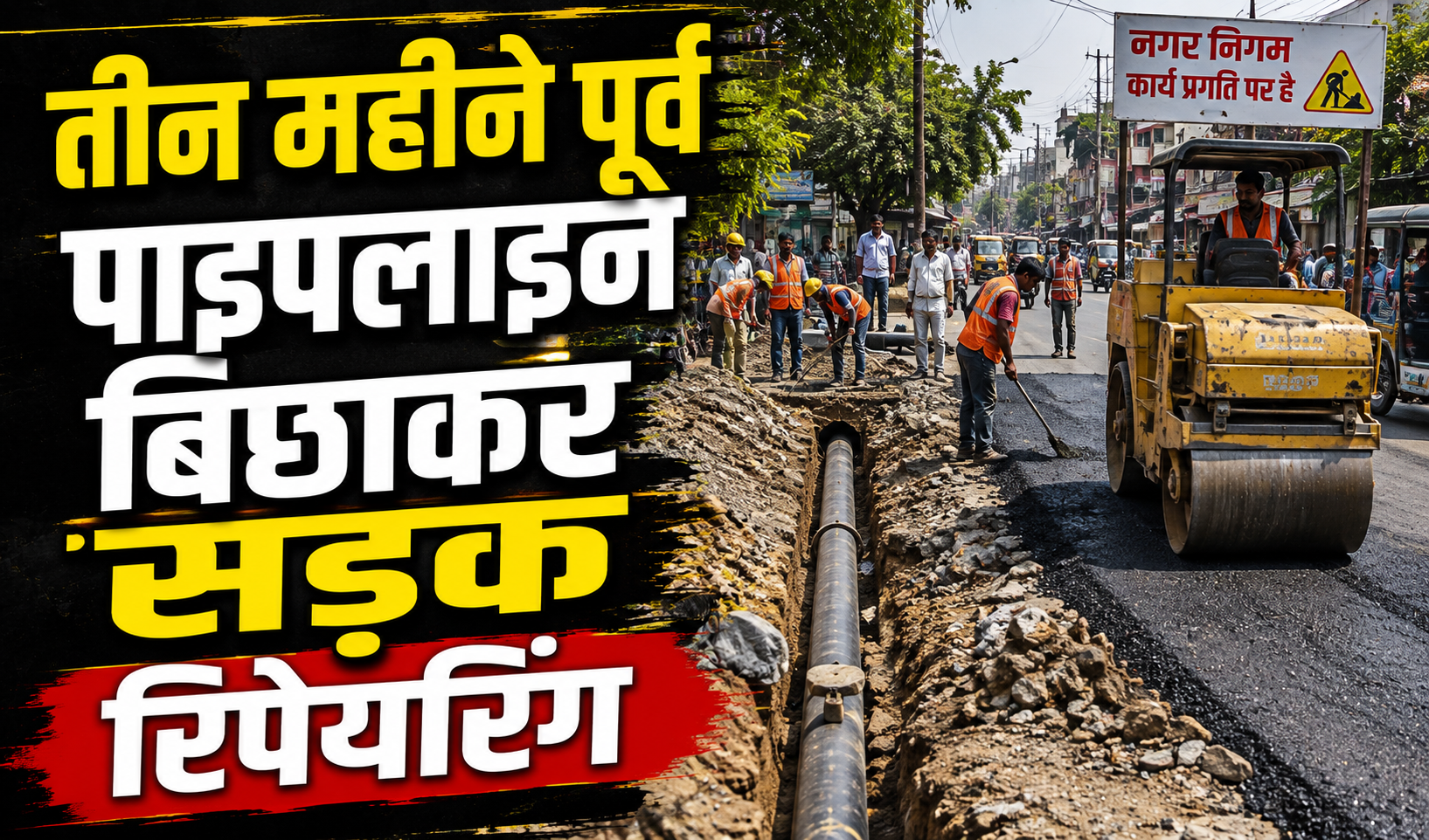 BUDCO Forgot Road Repairs Three Months After Laying PipelinesRoads in Urdu Bazar and Hanuman Path in Poor Condition, Residents Struggle with Mud and Potholes