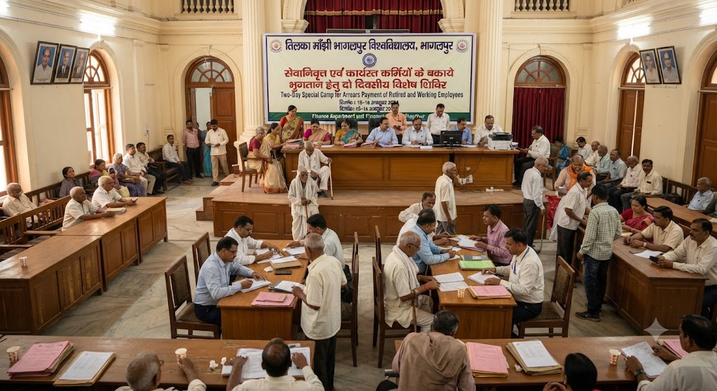 Two-Day Special Camp Held at TMBU Senate Hall for Dues Payment of Retired and Working Employees; Heavy Turnout on the First Day, Over 100 Applications Received