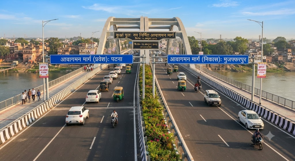 कुआं पुल पर दोनों ओर अलग-अलग आवागमन मार्ग बनाने का निर्देश, स्कूली बच्चों और आम लोगों को मिलेगी भारी जाम से राहत