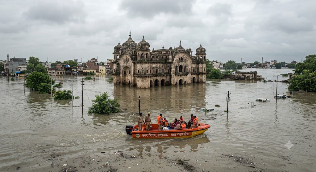 Municipal Administration Appeals to Flood-Affected People to Take Shelter at Tilha Kothi Safe Shelter Arrangements Made for Residents; Relief and Rescue Operations Intensified