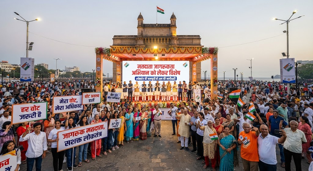 मतदाता जागरूकता अभियान को लेकर विशेष कार्यक्रम आयोजित, युवाओं से की गई शत-प्रतिशत मतदान की अपील