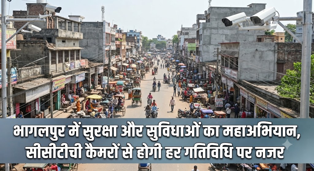 भागलपुर में सुरक्षा और सुविधाओं का महाअभियान, सीसीटीवी कैमरों से होगी हर गतिविधि पर नजर