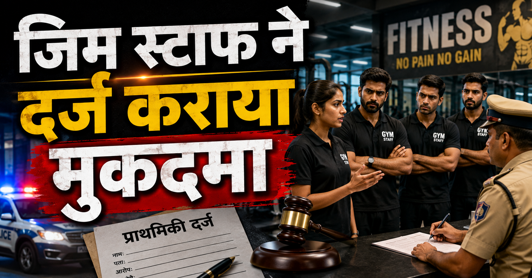 जिम स्टाफ ने दर्ज कराया मुकदमा, मारपीट और प्रताड़ना का लगाया गंभीर आरोपजिम स्टाफ ने दर्ज कराया मुकदमा, मारपीट और प्रताड़ना का लगाया गंभीर आरोप