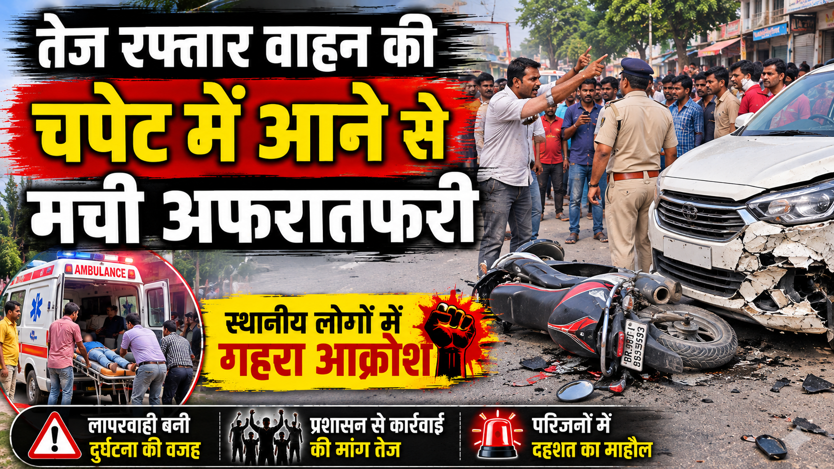 सबौर संवाददाता की विशेष रिपोर्ट... गोराडीह-भागलपुर मुख्य मार्ग पर जिच्छो के समीप भीषण सड़क हादसा; तेज रफ्तार वाहन की चपेट में आने से मची अफरातफरी, स्थानीय लोगों में गहरा आक्रोश