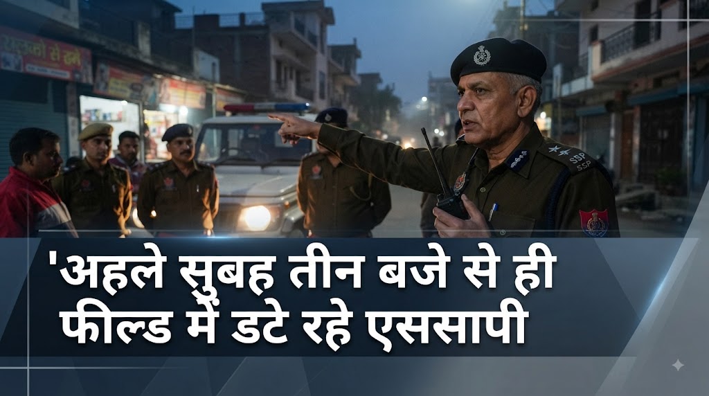 अहले सुबह तीन बजे से ही फील्ड में डटे रहे एसएसपी और एसपी सिटी; चप्पे-चप्पे पर रही पुलिस की पैनी नजर