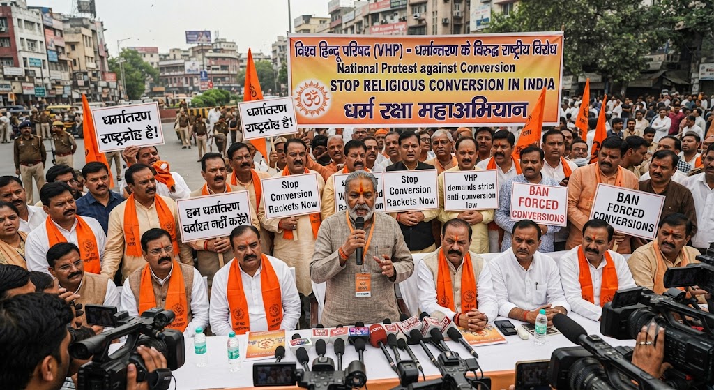नगरांचल में गरमाया धर्मांतरण का मुद्दा विश्व हिंदू परिषद की बैठक में विदेशी फंडिंग और प्रलोभन पर गहरी चिंता व्यक्त