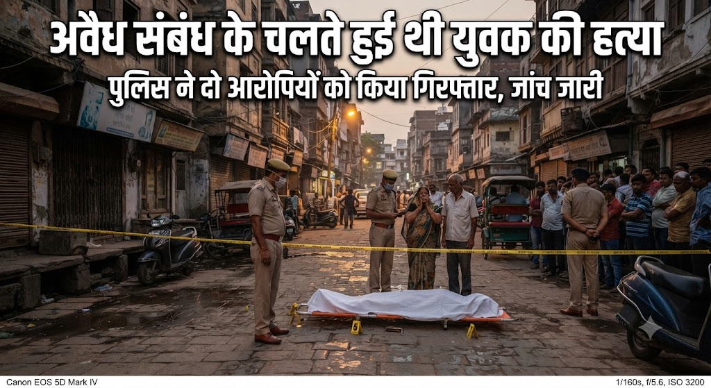 अवैध संबंध के चलते हुई थी युवक की हत्या, पुलिस ने किया बड़ा खुलासा