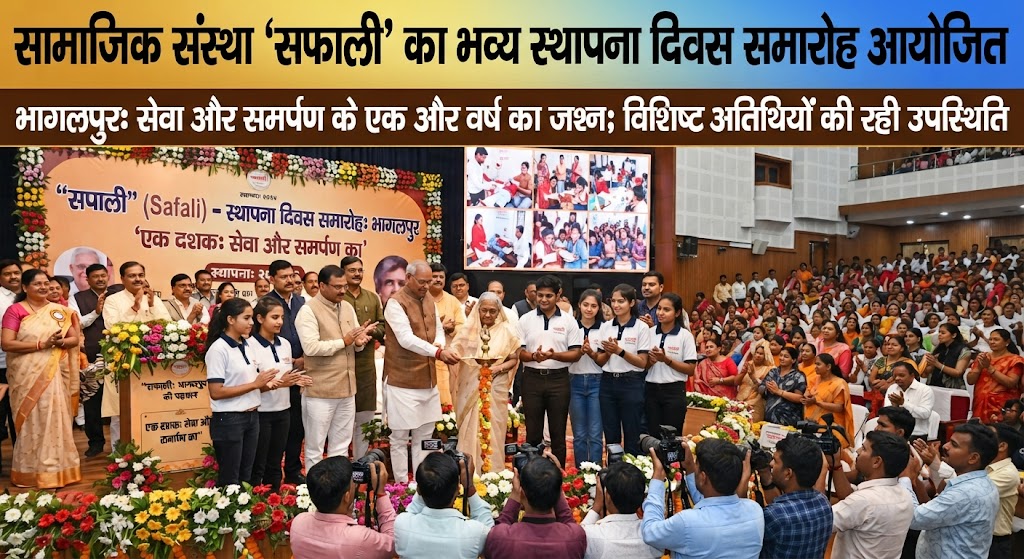सामाजिक संस्था 'सफाली' के स्थापना दिवस पर भव्य समारोह का आयोजन; संस्कृति, सम्मान और वैचारिक मंथन का दिखा अनूठा संगम, प्रो. फारूक अली की अध्यक्षता और डॉ. केसी मिश्रा के मुख्य आतिथ्य में गूंजे समाजसेवा के संदेश