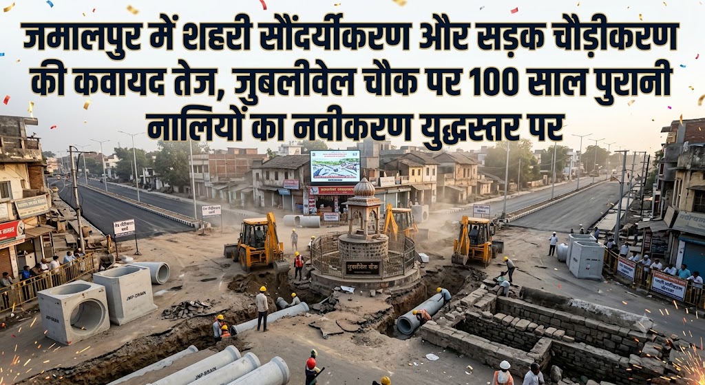 Urban Beautification and Road-Widening Work Accelerates in Jamalpur, 100-Year-Old Drains Being Renovated at Jubilee Well Chowk