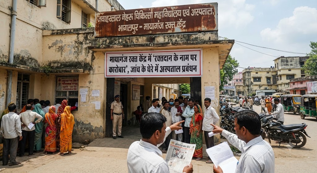 मायागंज रक्त केंद्र में 'रक्तदान के नाम पर कारोबार', जांच के घेरे में अस्पताल प्रबंधन