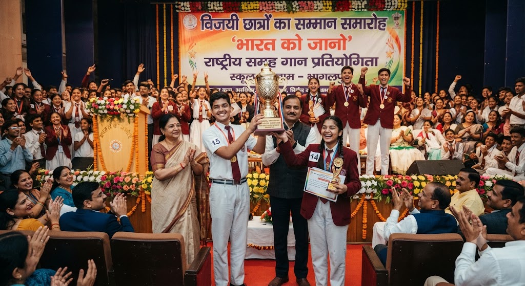 ‘भारत को जानो’ और राष्ट्रीय समूह गान प्रतियोगिता में पहली बार 30 लाख बच्चे होंगे शामिल भारत विकास परिषद की पहल, 29 और 31 अगस्त को होंगी प्रतियोगिताएं; 1600 शाखाओं के छात्र लेंगे हिस्सा