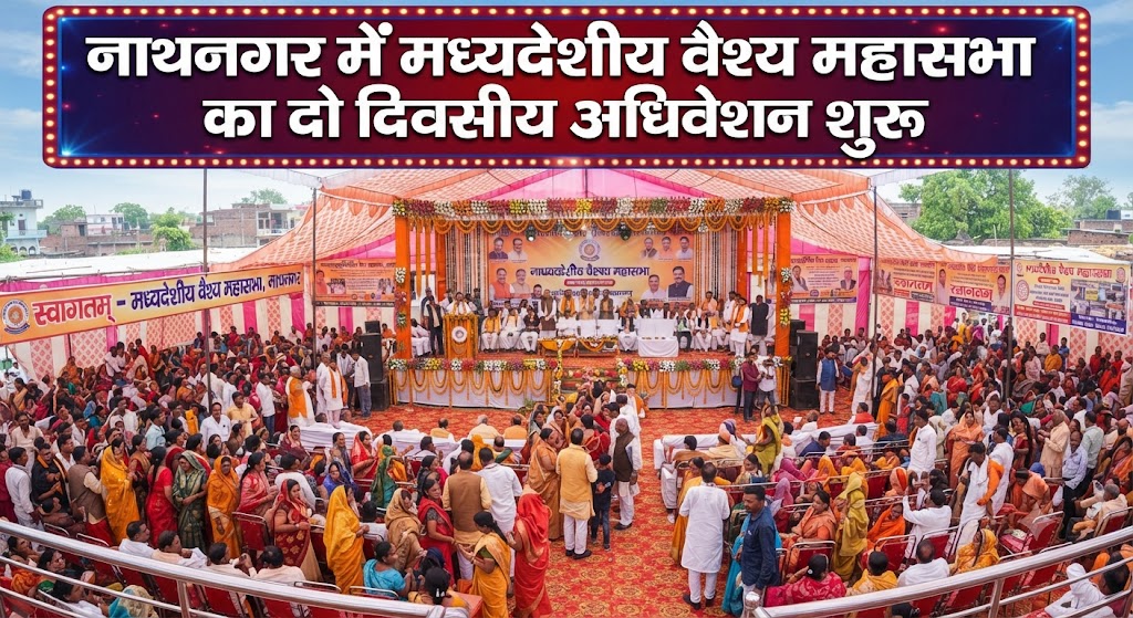 Two-Day Convention of Madhyadeshia Vaishya Mahasabha Begins in Nathnagar Representatives from Several States Participate, Demand Greater Security and Political Representation for the Community
