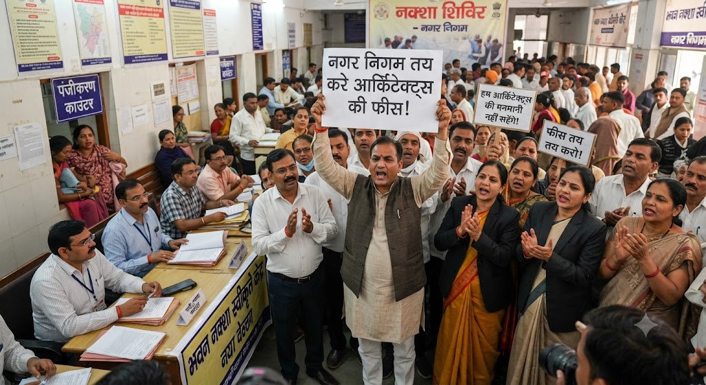 Amid Crowds at Map Camps, Locals Raise a Unified Demand; Municipal Corporation Should Fix Fees for Architects Preparing Building Maps