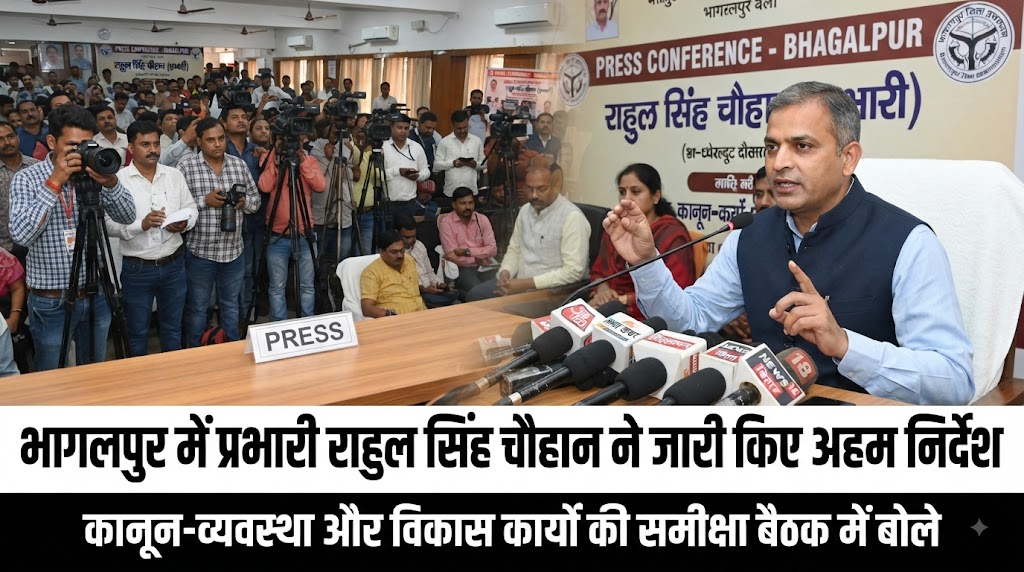 भागलपुर में प्रभारी राहुल सिंह चौहान ने जारी की 11 प्रखंड अध्यक्षों की सूची; मोहम्मद इबरार आलम बने बिहपुर के नए प्रखंड अध्यक्ष, 'सृजन साथी जनसंपर्क अभियान' के तहत संगठन को धार देने की तैयारी