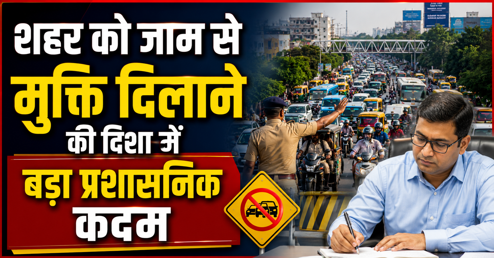 शहर को जाम से मुक्ति दिलाने की दिशा में बड़ा प्रशासनिक कदम; कृष्णगढ़ चौक से बाजार की ओर चारपहिया और भारी वाहनों का प्रवेश प्रतिबंधित, अब फोरलेन से होकर गुजरेंगी बड़ी गाड़ियां