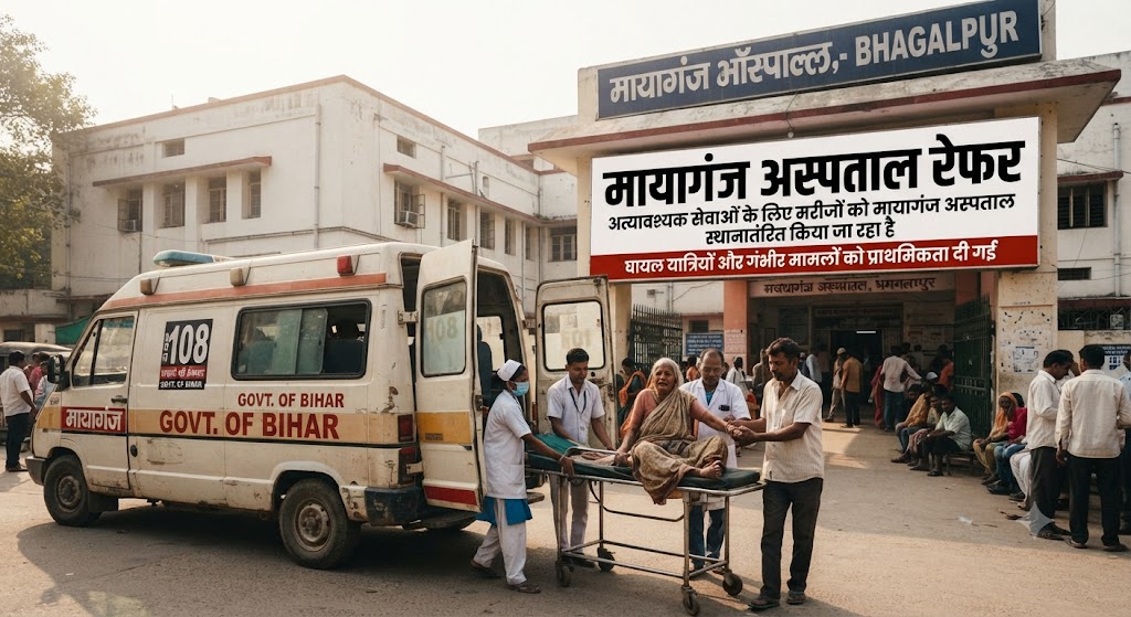 कासिमपुर गांव में खेत के पटवन के लिए बिजली का तार बिछाने को लेकर दो पक्षों के बीच खूनी संघर्ष; लाठी-डंडों और ईंट-पत्थरों से ताबड़तोड़ मारपीट में चार लोग गंभीर रूप से घायल, मायागंज अस्पताल रेफर