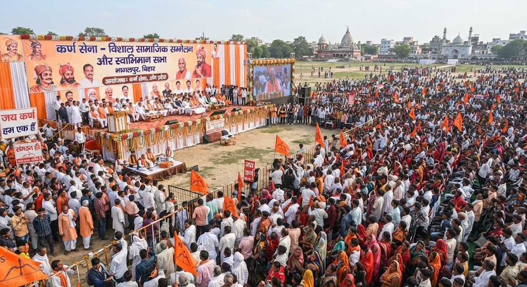 भागलपुर में कर्ण सेना ने आयोजित किया ‘झूम के आया सावन’ कार्यक्रम विधायक रोहित पांडेय ने किया उद्घाटन, कवियों और गायकों ने सावन की फुहारों से सजाया सांस्कृतिक मंच