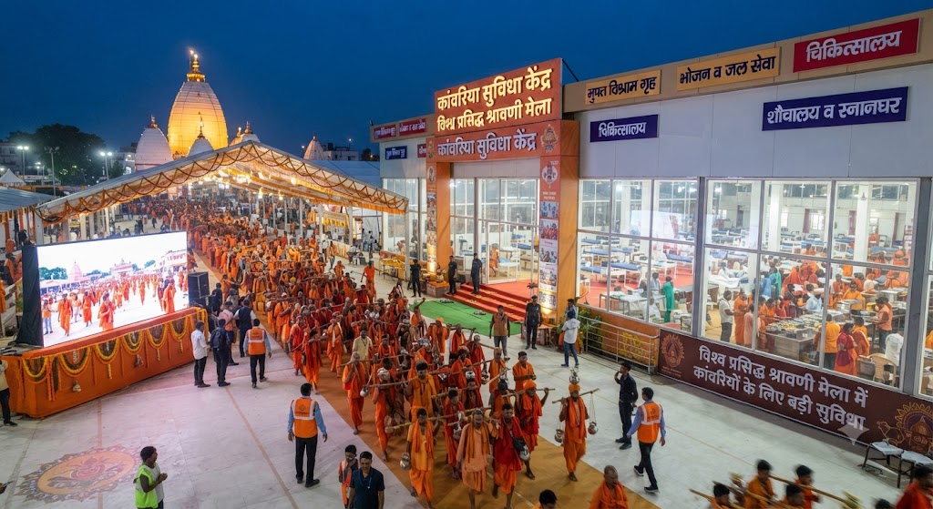 Major Convenience for Kanwariyas in the World-Famous Shravani Mela; 'Jeevika Didi Ki Rasoi' Opened at Kamray and Belari (Asarganj) Along with Namami Gange Ghat