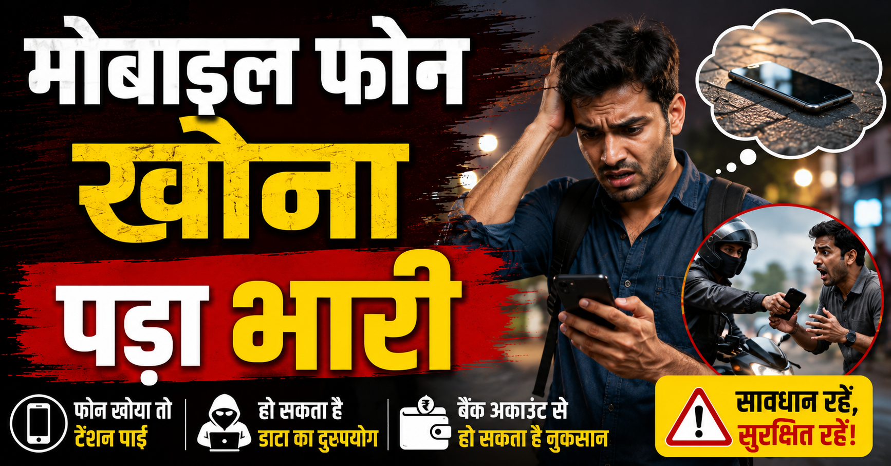 Losing a Mobile Phone Proves Costly; Failing to Block the Number Costs the Victim Dearly, Crafty Thief Uses the Phone to Clean Out Thousands of Rupees from Bank Account and Procures a New ATM Card