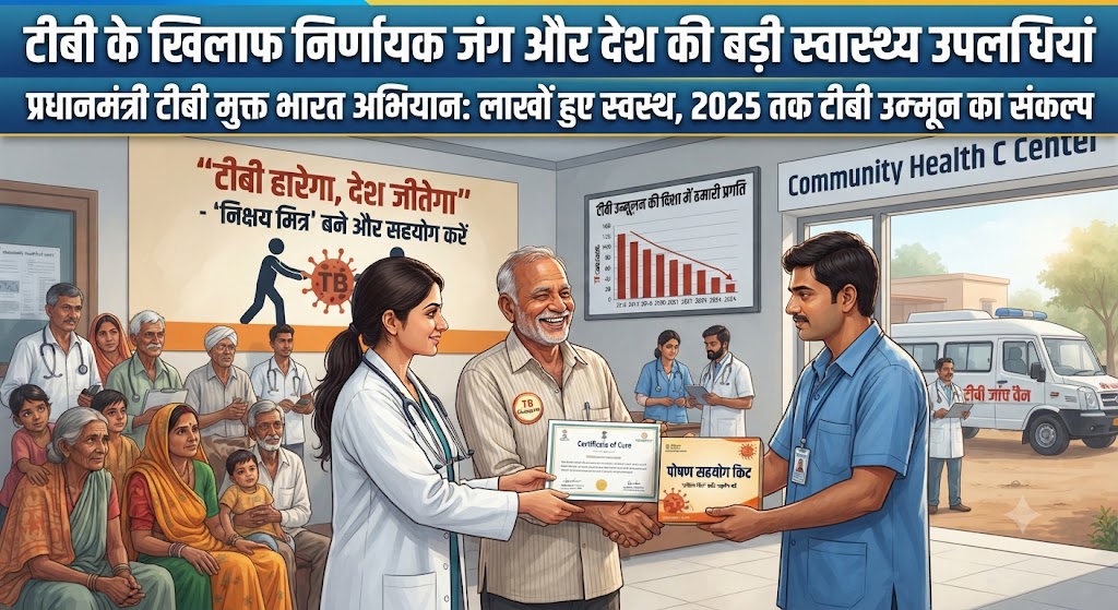 टीबी के खिलाफ निर्णायक जंग और देश की बड़ी स्वास्थ्य उपलब्धियां