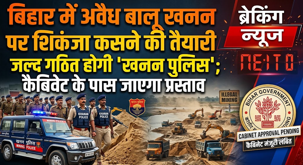 Bihar Moves Ahead With Plan to Set Up Mining Police, Action Against Illegal Sand Mining to Be Strengthened