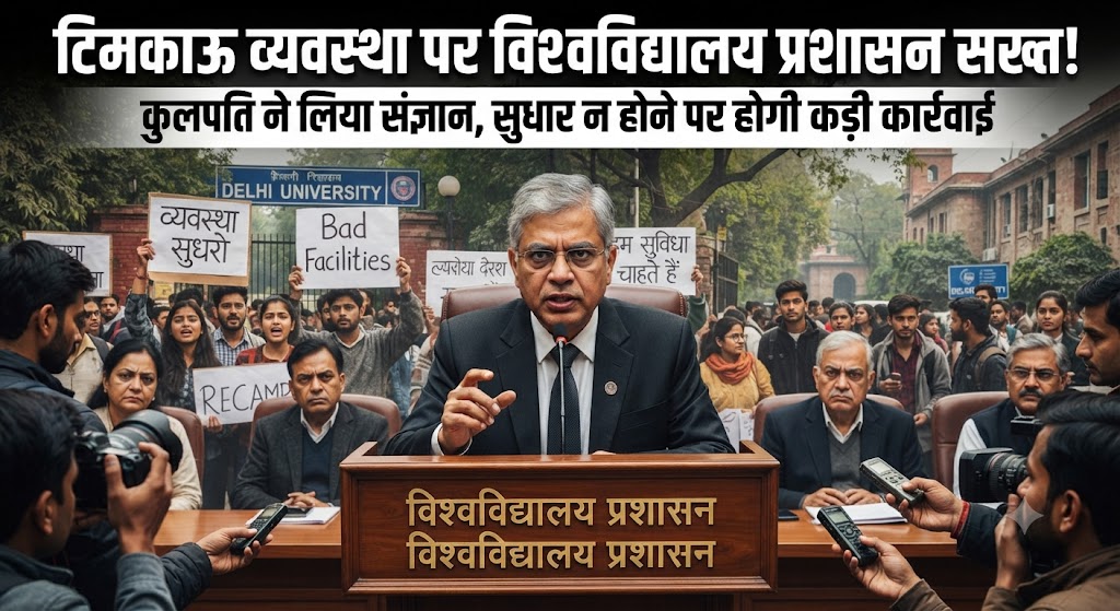 टिमकाऊ व्यवस्था पर विश्वविद्यालय प्रशासन सख्त; समर्थ पोर्टल पर ऑनलाइन लीव मॉड्यूल लागू होने के बावजूद कुछ विभागों में अब भी दिए जा रहे ऑफलाइन आवेदन, कुलसचिव ने जारी की कड़ी चेतावनी